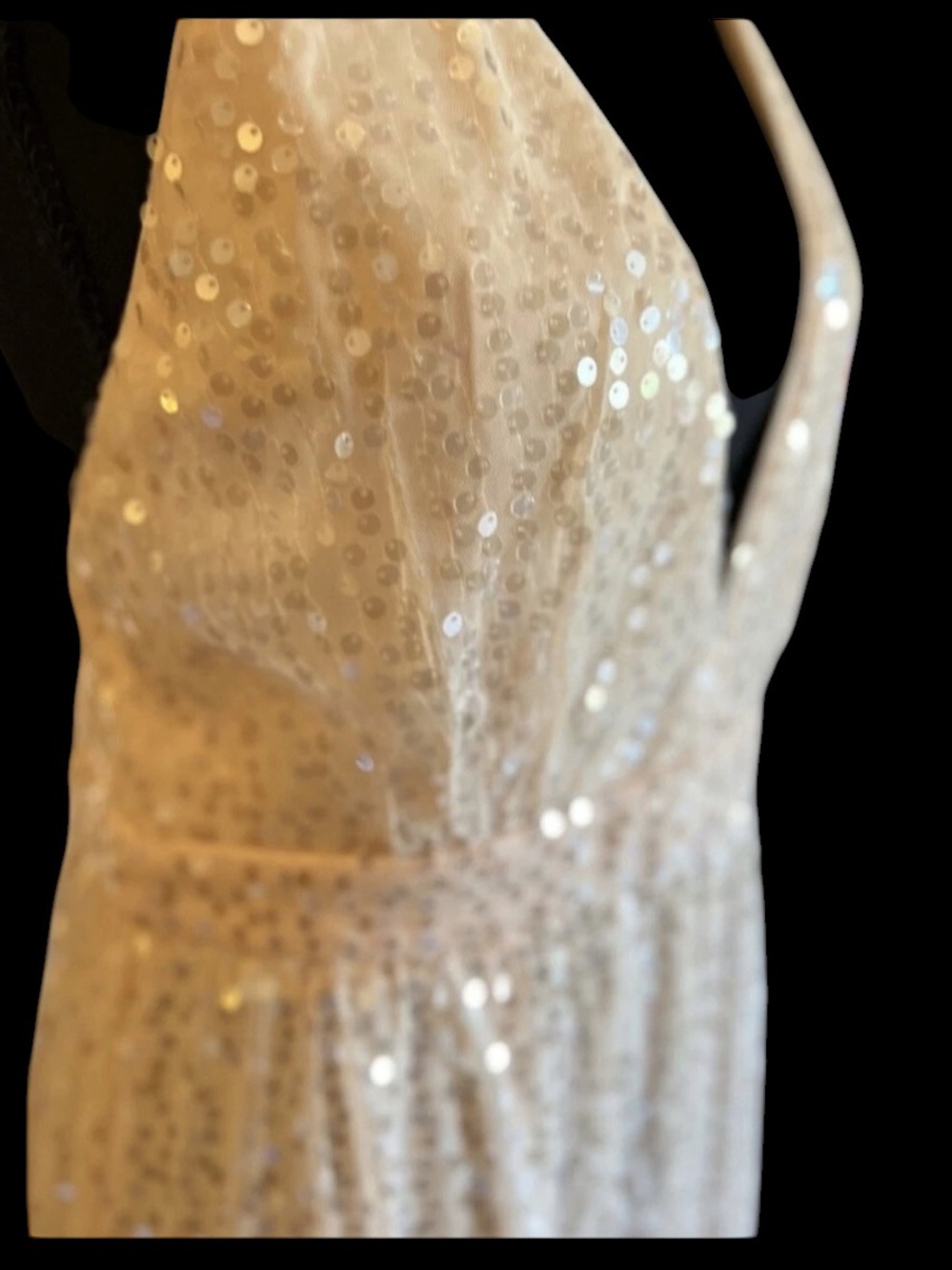 NWT❤️🔥Lulus Jane Ann Blush Pink Sequin Maxi Dress Size Large - Picture 8 of 11